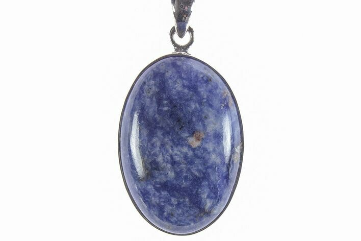 Polished Sodalite Pendant (Necklace) - Sterling Silver #246777